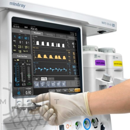 Mindray WATO EX-65 PRO Vet ветеринарный Наркозно-дыхательный аппарат